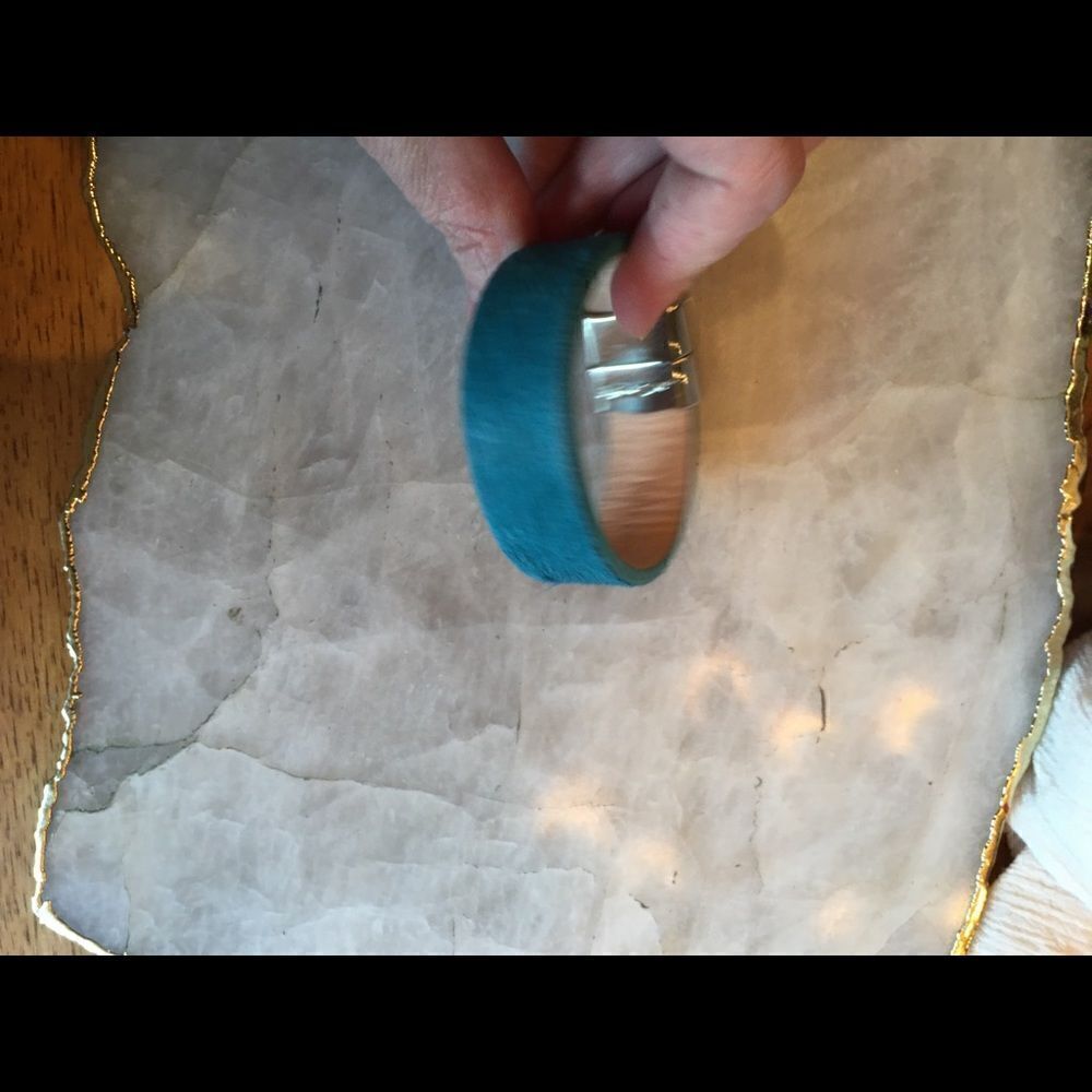 GREEN CALF Hair Haley Rustic Cuff! - Picture 3 of 6